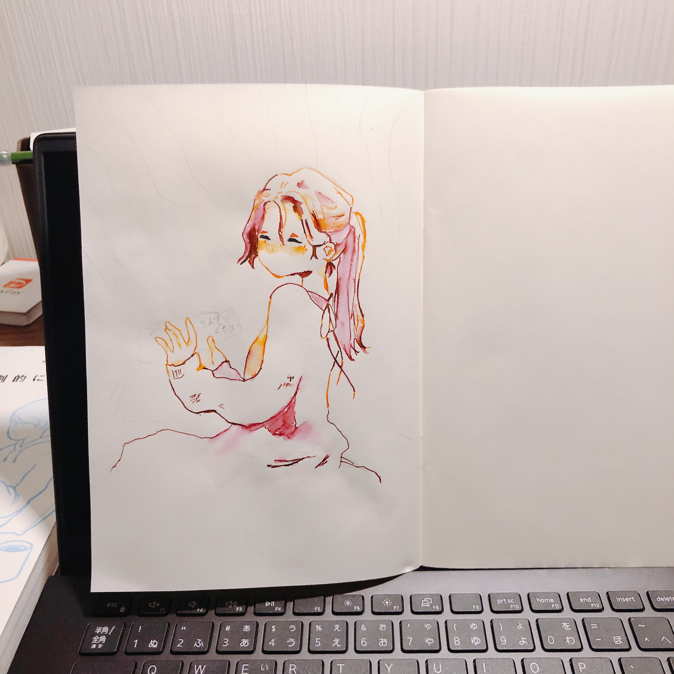 窓際-ガラスペン