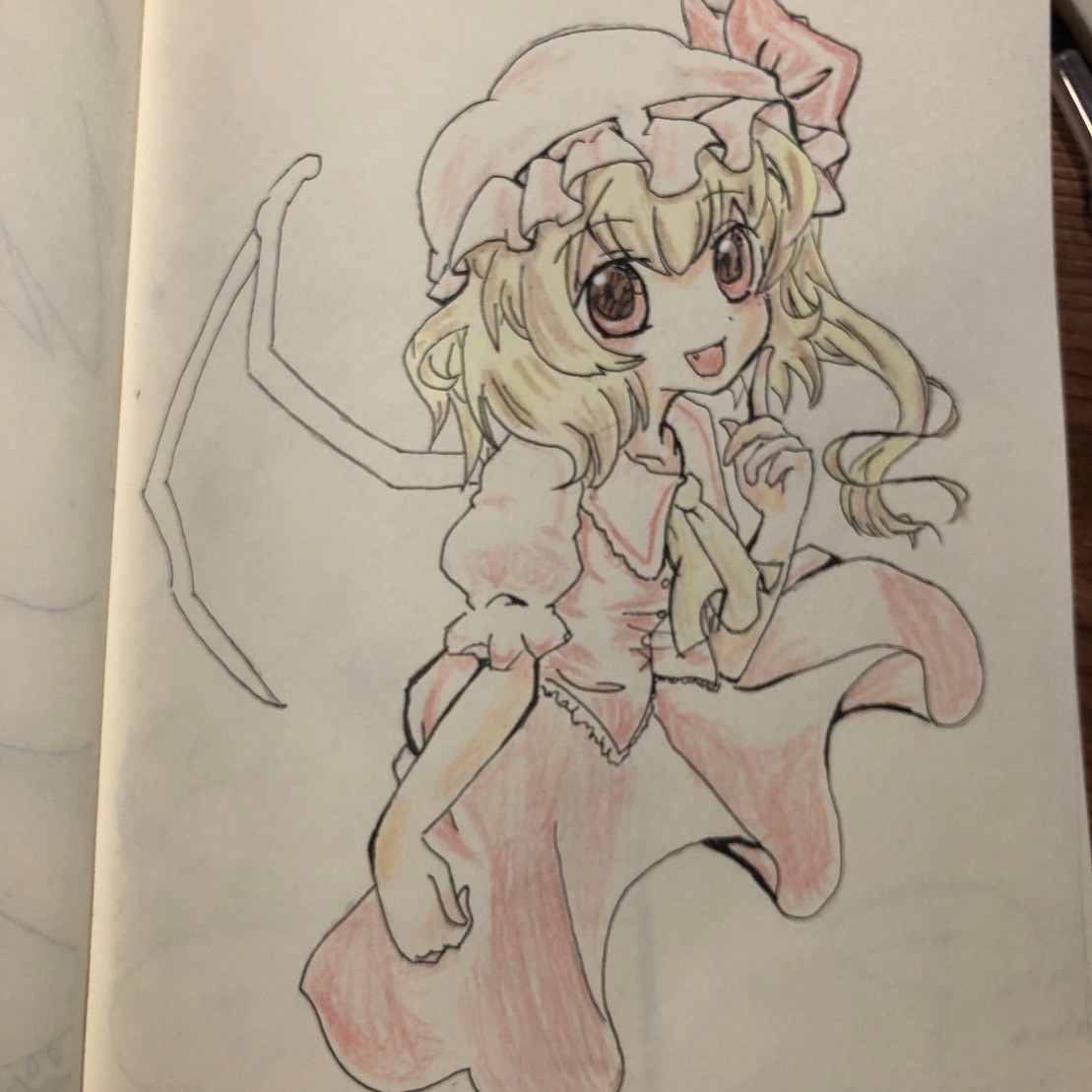 フランちゃん-色鉛筆